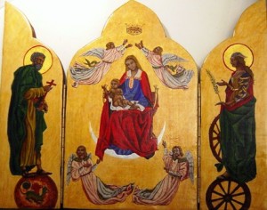 Triptyque Vierge Ste Catherine 